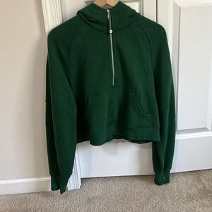 Scuba Oversized Half Zip Hoodie